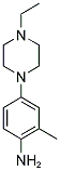 4-(4-ETHYLPIPERAZIN-1-YL)-2-METHYLANILINE Struktur