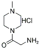 2-AMINO-1-(4-METHYLPIPERAZIN-1-YL)-ETHANONE HYDROCHLORIDE Struktur