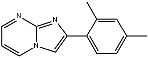 2-(2,4-DIMETHYL-PHENYL)-IMIDAZO[1,2-A]PYRIMIDINE Struktur