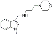 N-[(1-METHYL-1H-INDOL-3-YL)METHYL]-N-(3-MORPHOLIN-4-YLPROPYL)AMINE Struktur