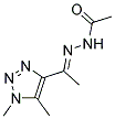 N'-[(1E)-1-(1,5-DIMETHYL-1H-1,2,3-TRIAZOL-4-YL)ETHYLIDENE]ACETOHYDRAZIDE Struktur