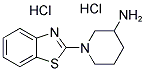 1-(1,3-BENZOTHIAZOL-2-YL)PIPERIDIN-3-AMINE DIHYDROCHLORIDE Struktur