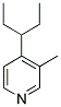 4-(1-ETHYL-PROPYL)-3-METHYL-PYRIDINE Struktur