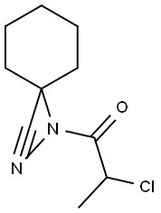 2-CHLORO-N-(1-CYANOCYCLOHEXYL)-N-METHYLPROPANAMIDE Struktur