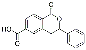 1-OXO-3-PHENYL-3,4-DIHYDRO-1H-ISOCHROMENE-6-CARBOXYLIC ACID Struktur