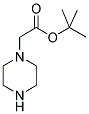 PIPERAZINE-1-ACETIC ACID TERT-BUTYL ESTER Struktur