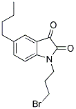 1-(3-BROMOPROPYL)-5-BUTYL-1H-INDOLE-2,3-DIONE Struktur