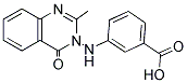 3-(2-METHYL-4-OXO-4 H-QUINAZOLIN-3-YLAMINO)-BENZOIC ACID Struktur