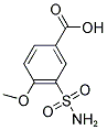 3-(AMINOSULFONYL)-4-METHOXYBENZOIC ACID Struktur