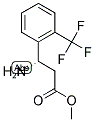 (S)-3-AMINO-3-(2-TRIFLUOROMETHYL-PHENYL)-PROPIONIC ACID METHYL ESTER Struktur