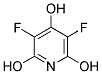 3,5-DIFLUOROPYRIDINE-2,4,6-TRIOL Structure