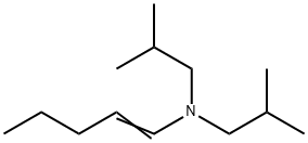 1-(N,N-DIISOBUTYLAMINO)-1-PENTENE Struktur