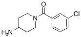 (4-AMINO-PIPERIDIN-1-YL)-(3-CHLORO-PHENYL)-METHANONE Struktur