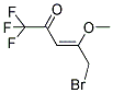 (3Z)-5-BROMO-1,1,1-TRIFLUORO-4-METHOXYPENT-3-EN-2-ONE Struktur