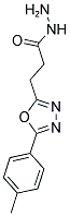 3-[5-(4-METHYLPHENYL)-1,3,4-OXADIAZOL-2-YL]PROPANOHYDRAZIDE Struktur