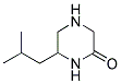 6-ISOBUTYL-PIPERAZIN-2-ONE Struktur