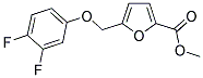 METHYL 5-[(3,4-DIFLUOROPHENOXY)METHYL]-2-FUROATE Struktur