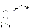 4-[3-(TRIFLUOROMETHYL)PHENYL]-3-BUTYN-2-OL Struktur