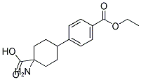 4-(4-AMINO-4-CARBOXYCYCLOHEXYL)BENZOIC ACID ETHYL ESTER Struktur