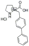 (S)-ALPHA-(4-BIPHENYLMETHYL)-PROLINE-HCL Struktur