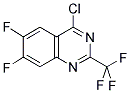 6,7-DIFLUORO-4-CHLORO-2-TRIFLUOROMETHYL-QUINAZOLINE Struktur