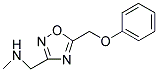 N-METHYL[5-(PHENOXYMETHYL)-1,2,4-OXADIAZOL-3-YL]METHANAMINE Struktur