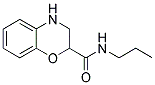 N-PROPYL-3,4-DIHYDRO-2H-1,4-BENZOXAZINE-2-CARBOXAMIDE Struktur