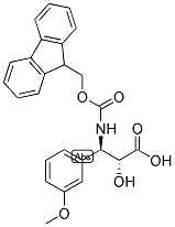 N-FMOC-3-(R)-AMINO-2-(R)-HYDROXY-3-(3-METHOXY-PHENYL)-PROPIONIC ACID Struktur