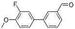 3'-FLUORO-4'-METHOXYLBIPHENYL-3-CARBALDEHYDE Struktur