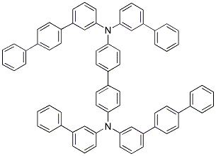 N,N'-BIS(3-BIPHENYLYL)-N,N'-BIS(P-TERPHENYL-3-YL)BENZIDINE Struktur