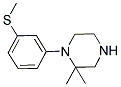 2,2-DIMETHYL-1-[3-(METHYLTHIO)PHENYL]PIPERAZINE Struktur