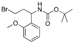 TERT-BUTYL 3-BROMO-1-(2-METHOXYPHENYL)PROPYLCARBAMATE Struktur