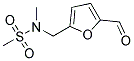 N-(5-FORMYL-FURAN-2-YLMETHYL)-N-METHYL-METHANESULFONAMIDE Struktur