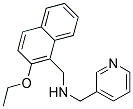 N-((2-ETHOXY-1-NAPHTHYL)METHYL)-N-(PYRIDIN-3-YLMETHYL)AMINE Struktur