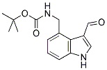 (3-FORMYL-1H-INDOL-4-YLMETHYL)-CARBAMIC ACID TERT-BUTYL ESTER Struktur