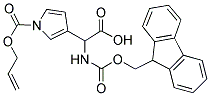 FMOC-(2S, 2R)-GLY-2-[3-(N-ALLOC-PYRROYL)] Struktur