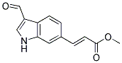 3-(3-FORMYL-1H-INDOLE-7-YL)-ACRYLIC ACID METHYL ESTER Struktur