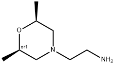 4-(2-AMINOETHYL)-CIS-2,6-DIMETHYLMORPHOLINE Struktur