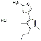 4-(2,5-DIMETHYL-1-PROPYL-1H-PYRROL-3-YL)-1,3-THIAZOL-2-AMINE HYDROCHLORIDE Struktur