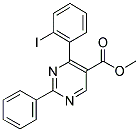 METHYL-2-PHENYL-4-(2-IODOPHENYL)-5-PYRIMIDINE CARBOXYLATE Struktur