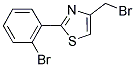 4-BROMOMETHYL-2-(2-BROMO-PHENYL)-THIAZOLE Struktur