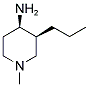 CIS-1-METHYL-3-PROPYLPIPERIDIN-4-AMINE Struktur