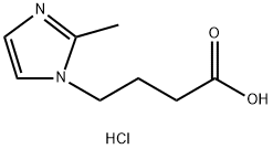 4-(2-METHYL-1H-IMIDAZOL-1-YL)BUTANOIC ACIDHYDROCHLORIDE Struktur