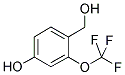 4-HYDROXY-2-(TRIFLUOROMETHOXY)BENZYL ALCOHOL Struktur