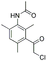 N-[3-(CHLOROACETYL)-2,4,6-TRIMETHYLPHENYL]ACETAMIDE Struktur