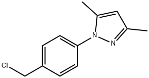 1-[4-(CHLOROMETHYL)PHENYL]-3,5-DIMETHYL-1H-PYRAZOLE Struktur