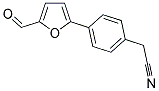 [4-(5-FORMYL-2-FURYL)PHENYL]ACETONITRILE Struktur