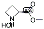 (S)-AZETIDINE-2-CARBOXYLIC ACID METHYL ESTER HYDROCHLORIDE Struktur