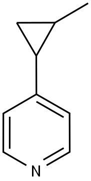 4-(2-METHYL-CYCLOPROPYL)-PYRIDINE Struktur