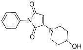 3-(4-HYDROXYPIPERIDIN-1-YL)-1-PHENYL-1H-PYRROLE-2,5-DIONE Struktur